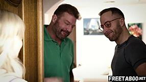 Freaky neighbors exploit free use teen eliza eves. They bang her hard in a wild threesome.