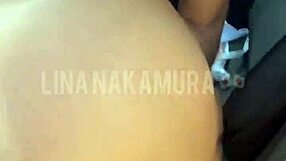 blogueira asiática flagrada pelo segurança tocando uma no estacionamento a safada deu a bucetinha sem camisinha pro desconhecido em público