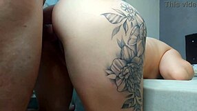 wife cheats with husband's friend in rough bareback sex