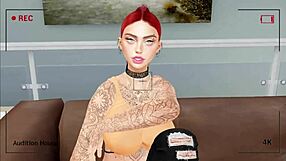 Watch the big cock audition with creampie and swallow