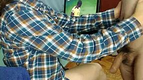 Colombian Brunette Bends Over For Big Cock Doggystyle