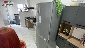 hidden camera catches provocative employee in action!