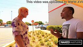 嘿，看莱克西·库加在外面吸粗黑鸡巴！