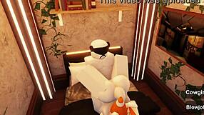 Slutty traffic cone receives blowjob and domination from horny participants