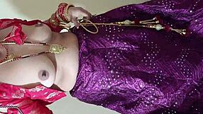 i pulled out my stepbrother's nipples on the bed in lehenga blouse