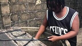 my boyfriend fucks me by the well—it's so intense!