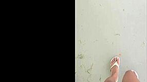 stomping around the garden, everything looks tiny from up here