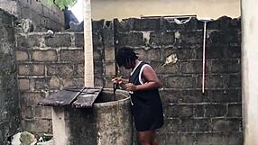 my boyfriend fucks me by the well—it's so intense!