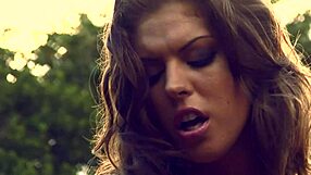 slim teen 18+ explores her body alone at home