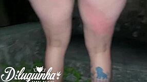 Intensely fucking blonde in abandoned house with anal and squirting