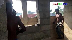 i caught my wife getting hardcore creampie from big black cock in uncompleted building