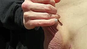 Blonde Wife's Wet Pussy Fingered Outdoors In Reach Around Position