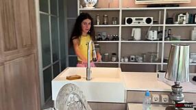 cute teen 18+ learnin to ride bike n cock... creampie!