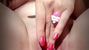 Argentinian Stepsister Fingers Herself Publicly!