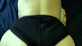 Real Amateur Fucks 18 Year Old's Perfect White Ass Without Removing Shorts