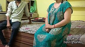Desi Bhabhi Alone at Home Craves Big Cock in Bedroom. Can She Handle Rough Doggystyle?