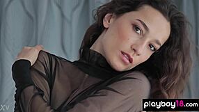 Sofi Ka Sensually Undresses Her Fancy Dress