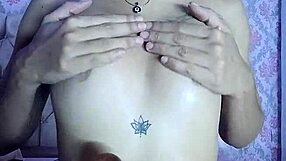 Young Latina Skinny Pussy Masturbates Riding To Creamy Orgasm