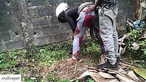 Horny Farm Girl Bent Over For Wet Pussy Doggy Fuck With Monster Cock On Ranch