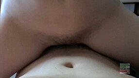 Morning with sister-in-law, brother leaves, she makes me finish!