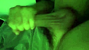 Young Latino man masturbates his big cock until it drips