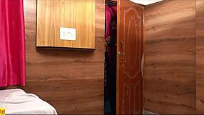 Indian school girls exchange boyfriends for a room date.