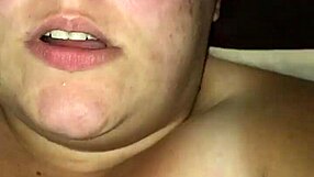 BBW fucks her hairy pussy with vibrator