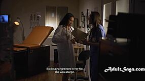 How does a doctor convince nurse Sinn Sage to hide a mishap with Vicky Chase?