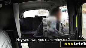 Taxi broke down, but these busty British milfs turned it into a wild hardcore foursome. Who knew car trouble could be this fun?