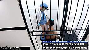 Rebel Wyatt sucks dick twice, spreads shaved pussy, and gets blasted with cum in vibrator play