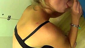 Striking Czech nympho feels temptation in mall gets fucked passionately in POV