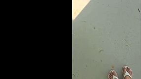 stomping around the garden, everything looks tiny from up here