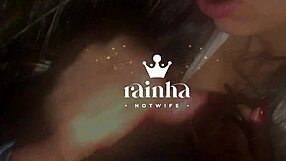 WIFE GIVES HUSBAND A HOT BLOWJOB INSIDE THE CINEMA, LATINA STYLE.