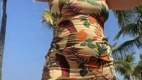 I Let a Guy Slap My Ass on the Beach and He Pulled Out His Dick - I Was Scared But Ended Up Sucking It