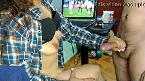 Colombian Brunette Bends Over For Big Cock Doggystyle