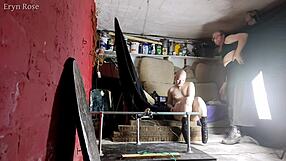 Eryn's First Time Bound in Bar Prison