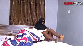 Olosho Lesbians - Bad Ass Bitch and Black Belinda Explore Big Ass. First Time Dorm Play Gets Intense!