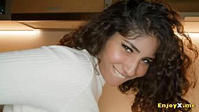 unleashed latina with thick tits enjoys harsh humping