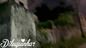 Intensely fucking blonde in abandoned house with anal and squirting