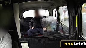 Taxi breakdown turns into hardcore foursome with two busty british milfs