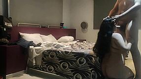 i'm in the hotel with two camera angles