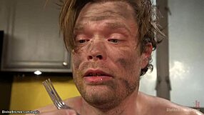 Sexual mistress pegs married man with strapon toys