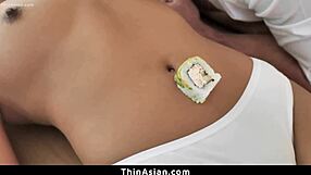 Tiny Asian Teen 18+ Gets Pounded Hard by Huge Cock