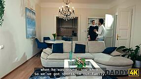 daddy4k slutty wednesday cheats on her bf with big black cock