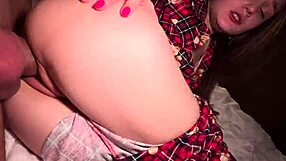 Sexual step daughter seduces step father for pleasure in the house