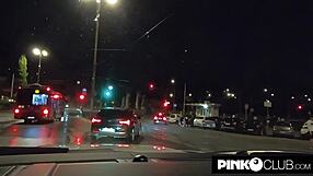 Amandha Fox's Crazy Night in Rome Car with Toys and Masturbation