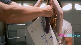 Taboo trio: father-in-law and uncle with petite teen, cheating passion?