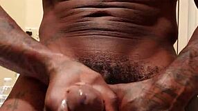 Worship this big black hairy cock, Hallelujah Johnson.