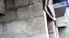 i caught my wife getting hardcore creampie from big black cock in uncompleted building