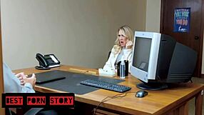 Le principal défonce la belle-mère pendant la réunion parents-profs au bureau